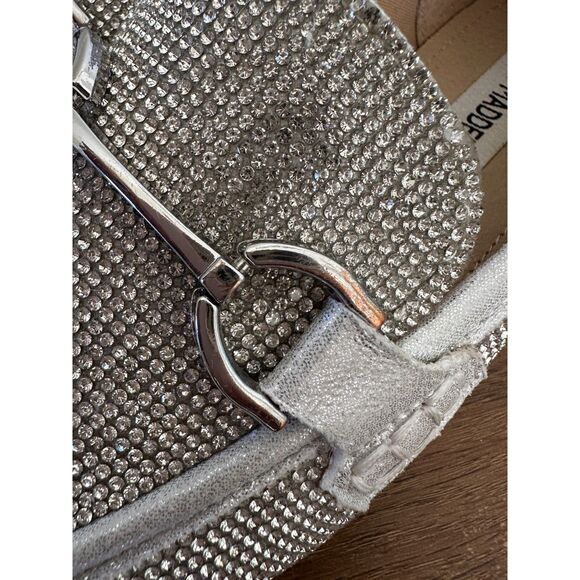 Steve Madden Carrine Sparkling Rhinestone Loafers Size 6M - Picture 7 of 10